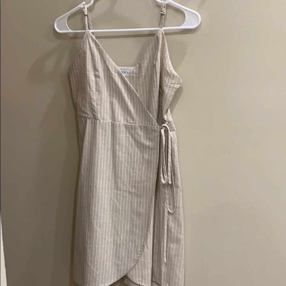 Linen Nude Dress